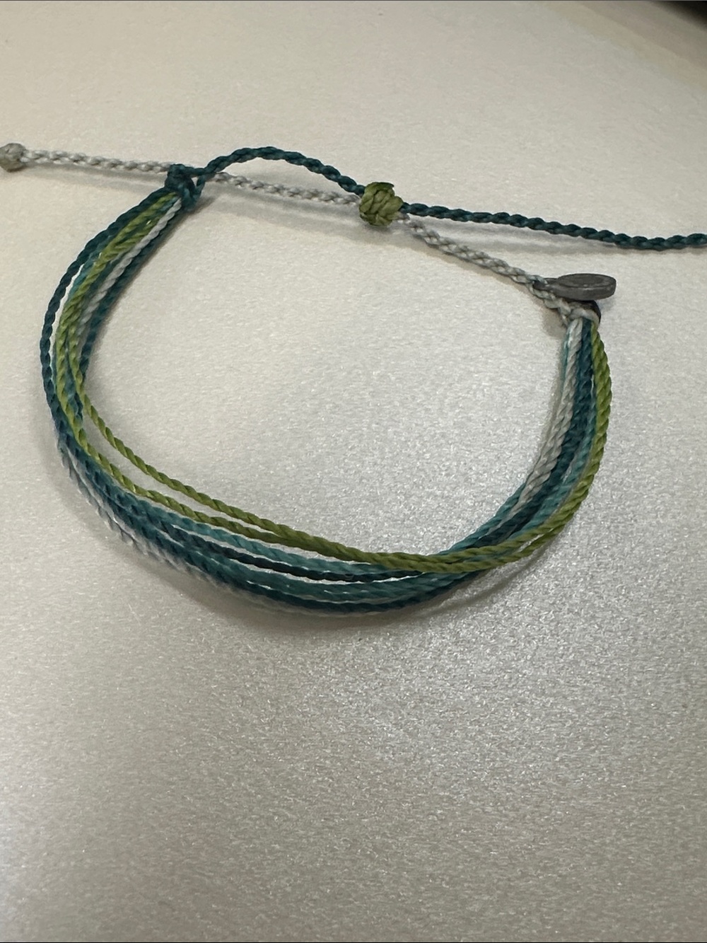 NWOT Pura Vida Multistrand Green & Teal Friendship Bracelet